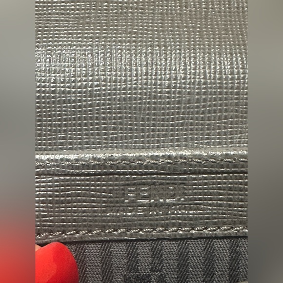 Fendi Off Pink/Grey Leather Envelope
Continental Wallet - Picture 10 of 16